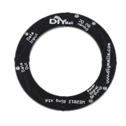 WS2812 RGB LED Ring 7/12/16/24 Bits 5050 RGB LED Ring Lamp Light with Integrated Drivers for Arduino DIY Kit