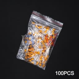 PULAR 100PCS 3mm LED Diode F3 Assorted Kit Yellow Orange White Green Red Blue Pink Purple Warm White DIY Light Emitting Diode