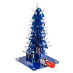 Three-Dimensional 3D Christmas Tree LED DIY Kit Colorful LED Flash Circuit Kit Electronic Fun Suite