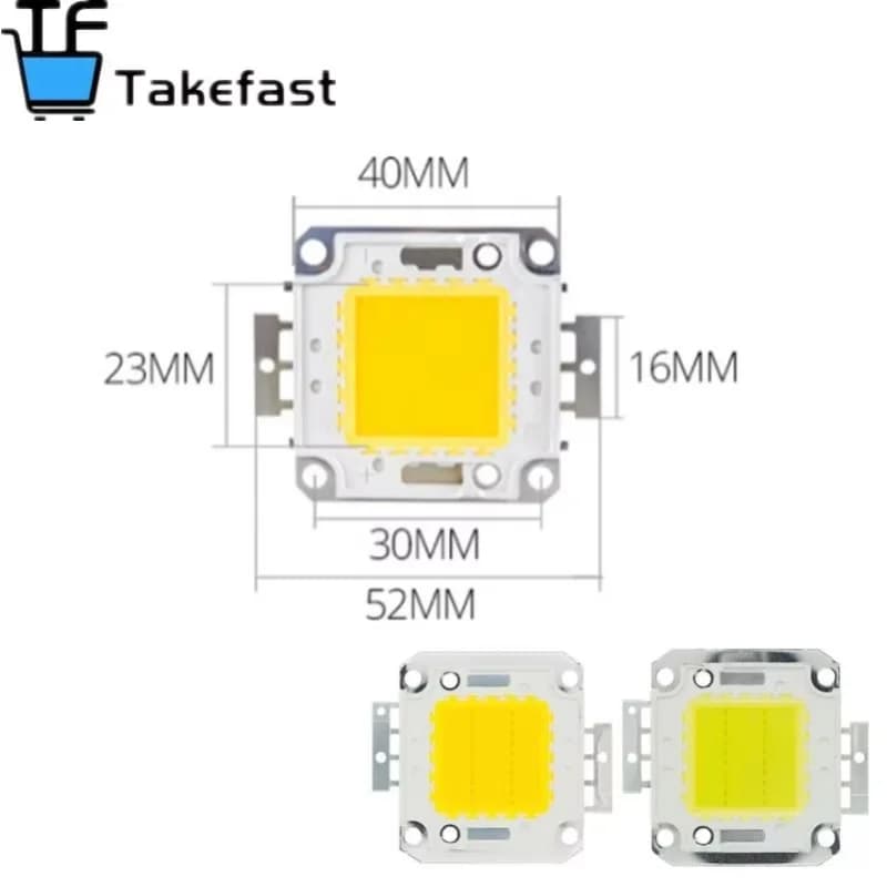 White / Warm White 10W 20W 30W 50W 100W LED light Chip DC 12V 36V COB Integrated LED lamp Chip DIY Floodlight Spotlight Bulb