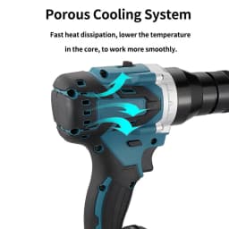 Electric Riveting Gun Brushless Rivet Nut Machine Kit with Riveter Heads Powerful Automatic Electric Riveter Set Riveting Tool