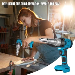 588Nm Brushless Electric Rivet Gun 2.4-5.0mm Rivet Nut Gun Drill Insert Automatic Riveting Tool For Makita 21V Battery