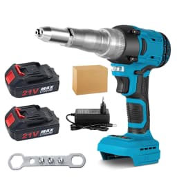 588Nm Brushless Electric Rivet Gun 2.4-5.0mm Rivet Nut Gun Drill Insert Automatic Riveting Tool For Makita 21V Battery