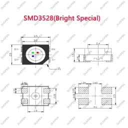 1000 pcs ,SMD3528(Bright Surface) full color LED lamp beads ,Indoor RGB used for LED display maintenance