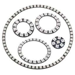 WS2812B 5050 RGB LED Ring 7 / 8 / 12 / 16 / 24 / 60 Bits Lamp Light with Integrated Drivers WS2812 for Arduino Raspberry Pi