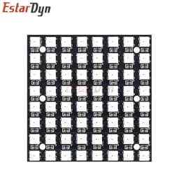 Estardyn WS2812 5050 RGB 8x8 64 LED Matrix Module Individually Addressable Full Color for ESP32 DIY Animations Display