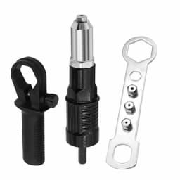 Electric Drill Rivet Gun Adapter Hex Shank Riveting Tool Conversion Head 2.4/3.2/4.0/4.8mm Rivet Nut Gun Converter Connector