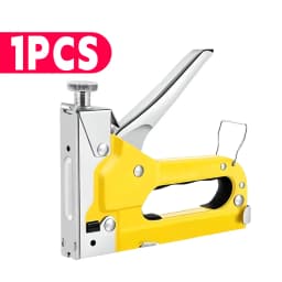 Kit Grampeador Profissional Com 600 Grampos Para Madeira Marcenaria Reparos E Tarefas DIY
