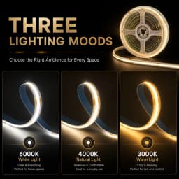 5V USB COB LED Strip Touch Control Dimmer Flexible Linear Self Adhesive Tape Lamp For Cabinet Wardrobe Mirror Backlight Lighting