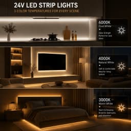 5V USB COB LED Strip Touch Control Dimmer Flexible Linear Self Adhesive Tape Lamp For Cabinet Wardrobe Mirror Backlight Lighting