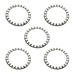 WS2812B 5050 RGB LED Ring 7 / 8 / 12 / 16 / 24 / 60 Bits Lamp Light with Integrated Drivers WS2812 for Arduino Raspberry Pi