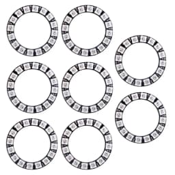 7/12/16/24/60 Bits WS2812B 5050 RGB LED Ring Programmable Lamp Light Arduino/Raspberry Pi Compatible 1/4/8 PCS Optional