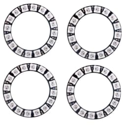 7/12/16/24/60 Bits WS2812B 5050 RGB LED Ring Programmable Lamp Light Arduino/Raspberry Pi Compatible 1/4/8 PCS Optional