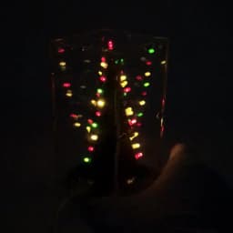 3D Colorful Christmas Tree Production Kit DIY Electronic Kit LED Running Light Flashing Electronic Component Fun Suite Soldering