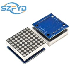 MAX7219 Dot Matrix Module Control Module Microcontroller Control Driver DIY KIT MCU LED Module Display Module