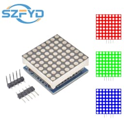 MAX7219 Dot Matrix Module Control Module Microcontroller Control Driver DIY KIT MCU LED Module Display Module