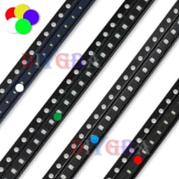 1Reel 4000PCS 3000PCS 2000PCS 0402 0603 0805 1206 1210 SMD LED Diodes Light Yellow Red Green Blue White