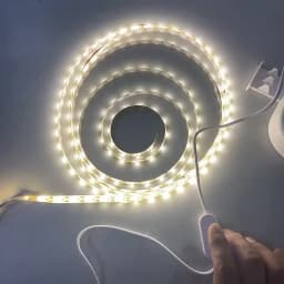 LED Light Strip 2835 Flexible Lighting USB Touch Switch Dimmable Flexible Warm/White Closet LED Strip For Mirror Stair Lighting