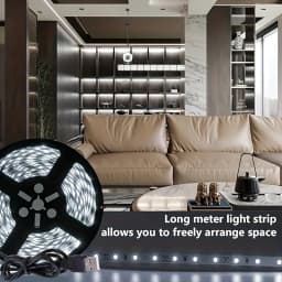 LED Light Strip 2835 Flexible Lighting USB Touch Switch Dimmable Flexible Warm/White Closet LED Strip For Mirror Stair Lighting