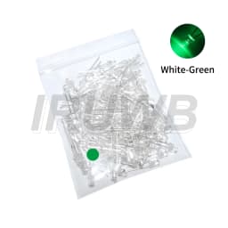 100PCS 3mm LED Diode F3 Assorted Kit DIY Light Emitting Diode White Green Red Blue Yellow Orange Pink Purple Warm White