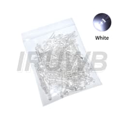 100PCS 3mm LED Diode F3 Assorted Kit DIY Light Emitting Diode White Green Red Blue Yellow Orange Pink Purple Warm White