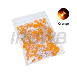 100PCS 3mm LED Diode F3 Assorted Kit DIY Light Emitting Diode White Green Red Blue Yellow Orange Pink Purple Warm White