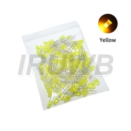 100PCS 3mm LED Diode F3 Assorted Kit DIY Light Emitting Diode White Green Red Blue Yellow Orange Pink Purple Warm White