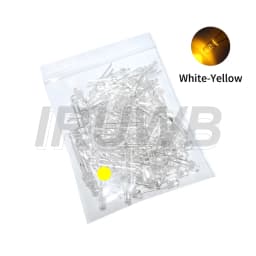 100PCS 3mm LED Diode F3 Assorted Kit DIY Light Emitting Diode White Green Red Blue Yellow Orange Pink Purple Warm White