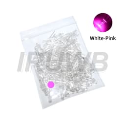 100PCS 3mm LED Diode F3 Assorted Kit DIY Light Emitting Diode White Green Red Blue Yellow Orange Pink Purple Warm White