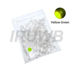 100PCS 3mm LED Diode F3 Assorted Kit DIY Light Emitting Diode White Green Red Blue Yellow Orange Pink Purple Warm White