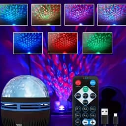 Aurora Borealis Starry Sky Projector LED Galaxy Star Projector Electronic Lights with Remote 7 Lighting Effects Party Decoration