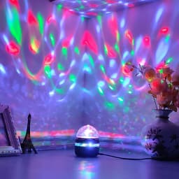 Aurora Borealis Starry Sky Projector LED Galaxy Star Projector Electronic Lights with Remote 7 Lighting Effects Party Decoration