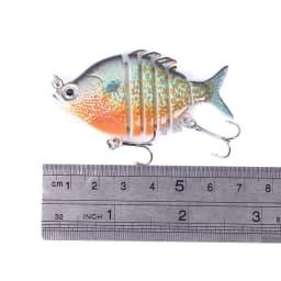 Swimbait Fishing Lures Lifelike Tilapia shape 6.35cm-9.3g Hard Bait 63mm 9.3g Lure With Treble Hook Multi Jointed Lures For Bass