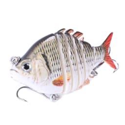 Swimbait Fishing Lures Lifelike Tilapia shape 6.35cm-9.3g Hard Bait 63mm 9.3g Lure With Treble Hook Multi Jointed Lures For Bass