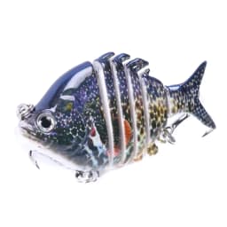 Swimbait Fishing Lures Lifelike Tilapia shape 6.35cm-9.3g Hard Bait 63mm 9.3g Lure With Treble Hook Multi Jointed Lures For Bass