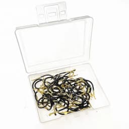 60pcs/box Fishing Hook Single Fishhook Supplies Lures Carp Fishing Tackle Barbed Colored Tungsten Alloy Fishing Accessories