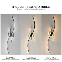 Indoor LED Wall Lamps for Bedside Bedroom Aluminum Nordic LED Wall Lights Wall Sconce Lighting Fixtures for Foyer Kitchen