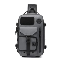 Ozuko Cross Shoulder Bag Man Chest Bag Waterproof Tactical Waist Messenger Bag Zipper Fashion Outdoor