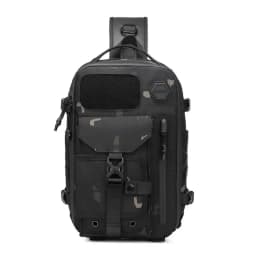 Ozuko Cross Shoulder Bag Man Chest Bag Waterproof Tactical Waist Messenger Bag Zipper Fashion Outdoor