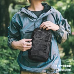 Tigernu Men's Chest Bag 9.7inch Tablet Street Style Shoulder Bag Casual Sling Bags Travel Bag Crossbody Bags Pack for Teenager
