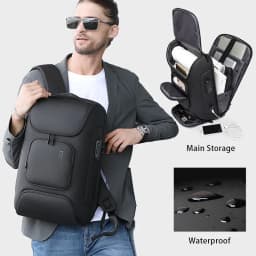 Bange Big Capacity Arrival 15.6 inch Laptop Backpacks Multifunctional with WaterProof Daily Work Business Backpack for Men