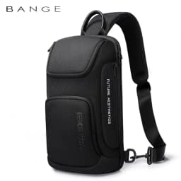 BANGE Crossbody Bag For Men Portable Waterproof Shoulder Messenger Bags Male Travel Short Trip Chest Bag Fit For 9.7 Inch iPad