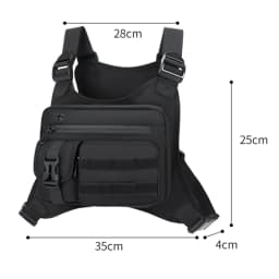 Tactical Men Vest Bag Waist Packs High Quality Waterproof Men Chest Bag Backpack Fashion Trends Men Sling Shoulder Bag Bolsos