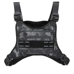 Marathon Men's Women's Running Vest Tactical Backpack Large Capacity Double Shoulder Mobile Phone Bag Chest Bag for Cycling
