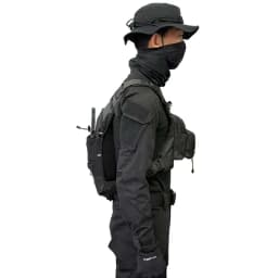 Outdoor tactical chest bag, multi-functional vest, multi-pocket sport cycling backpack, water bag, running vest Saco peito homem
