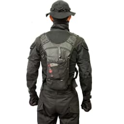 Outdoor tactical chest bag, multi-functional vest, multi-pocket sport cycling backpack, water bag, running vest Saco peito homem