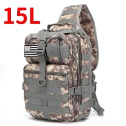THURAM 8L/15L Outdoor Tactical Bag Backpack Sport Bag Pack Sling Shoulder Backpack Tactical Bag for Every Day Carry
