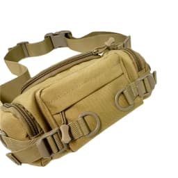 1000D Waterproof Oxford Men's Belt Fanny Pack Shoulder Messenger Bag Tactical Chest Bags