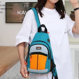 Women's Chest Bag New Fashion Oxford Cloth Waterproof Men Chest Bag Multifunctional Mini Women Backpack Sports Crossbody Bags
