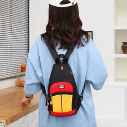 Women's Chest Bag New Fashion Oxford Cloth Waterproof Men Chest Bag Multifunctional Mini Women Backpack Sports Crossbody Bags